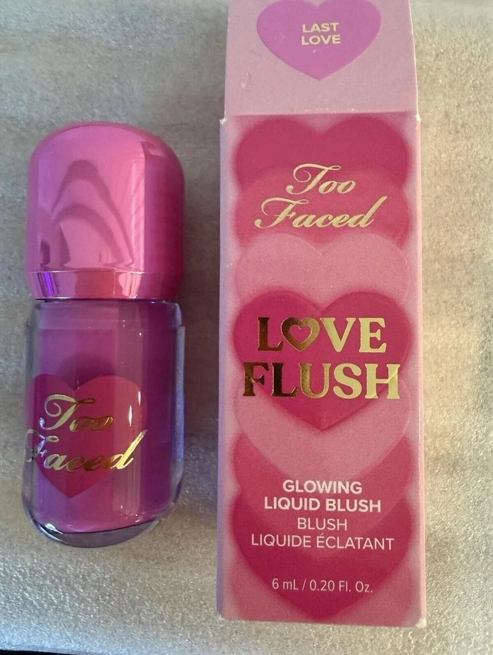 Too Faced Love Flush Glowing Liquid Blush Last Love 6mL 0.20oz New In Box